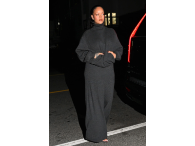 Laut Rihanna wird diesen Winter eine stylische Kombination das lange Kleid als Modefavorit ablösen