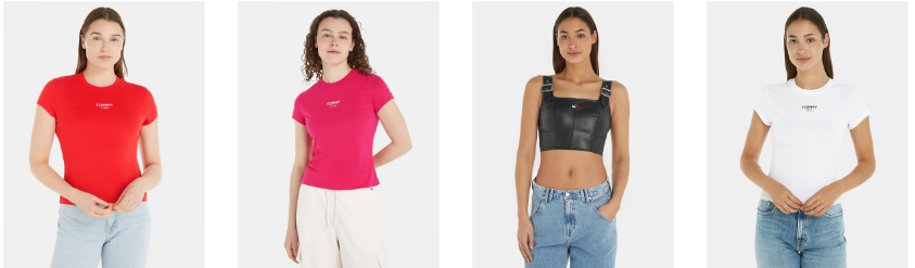 Damen-T-Shirts und Tank-Tops von Tommy Hilfiger: Damen-T-Shirts und Tank-Tops von Tommy Hilfiger: