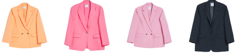Damenblazer und Sakkos Bershka
