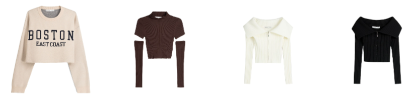 Strickmode für Damen Bershka: