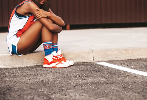 Damen-Sneakers aus echtem Leder 6