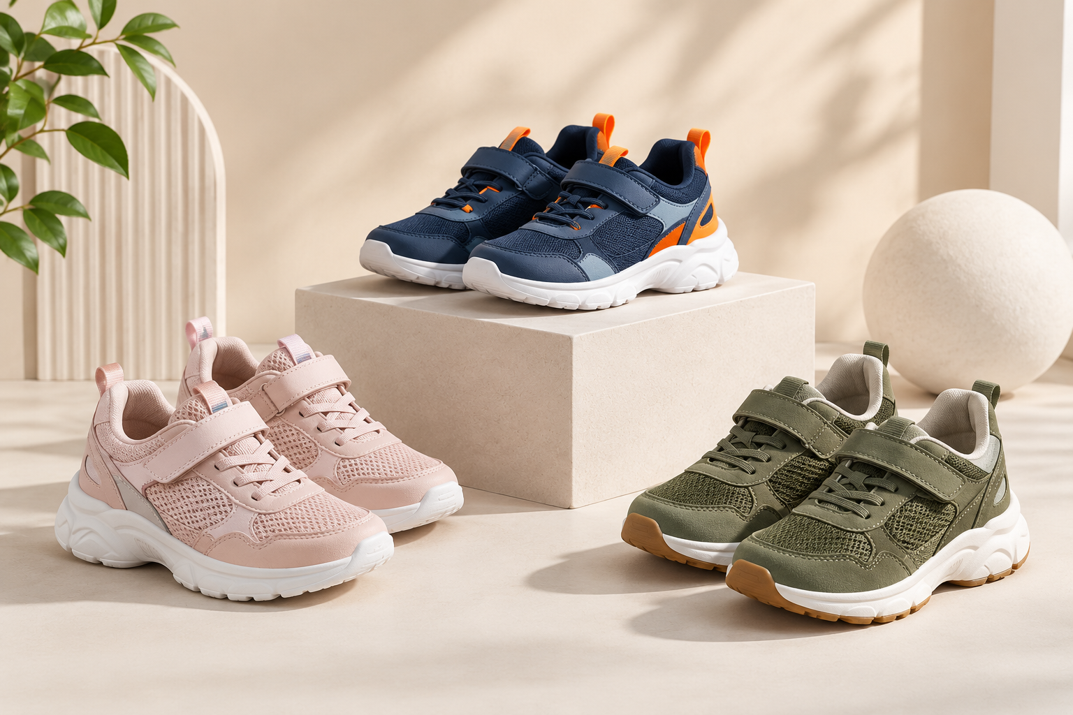 Bunte Kinder-Sneaker und Sportschuhe für den Alltag