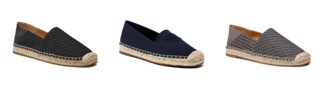 Herren-Espadrilles von Emporio Armani: Herren-Espadrilles von Emporio Armani: