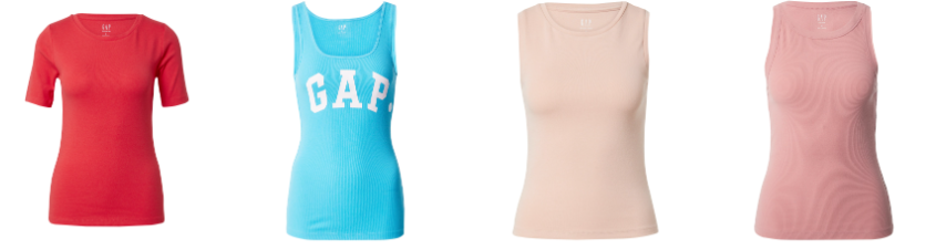 Damen-T-Shirts und Unterhemden von Gap: Damen-T-Shirts und Unterhemden von Gap: