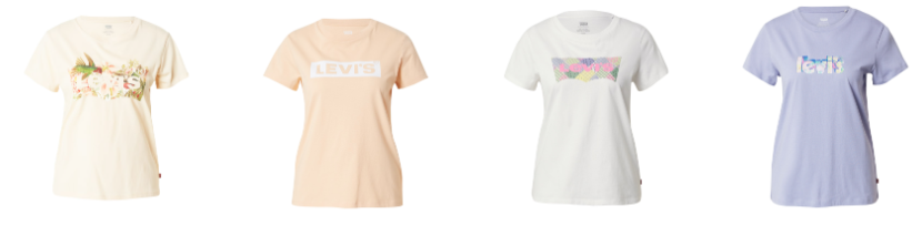Damen-T-Shirts und Tank-Tops von Levi's: Damen-T-Shirts und Tank-Tops von Levi's: