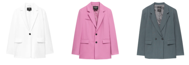 Damenblazer und Sakkos Pull & Bear